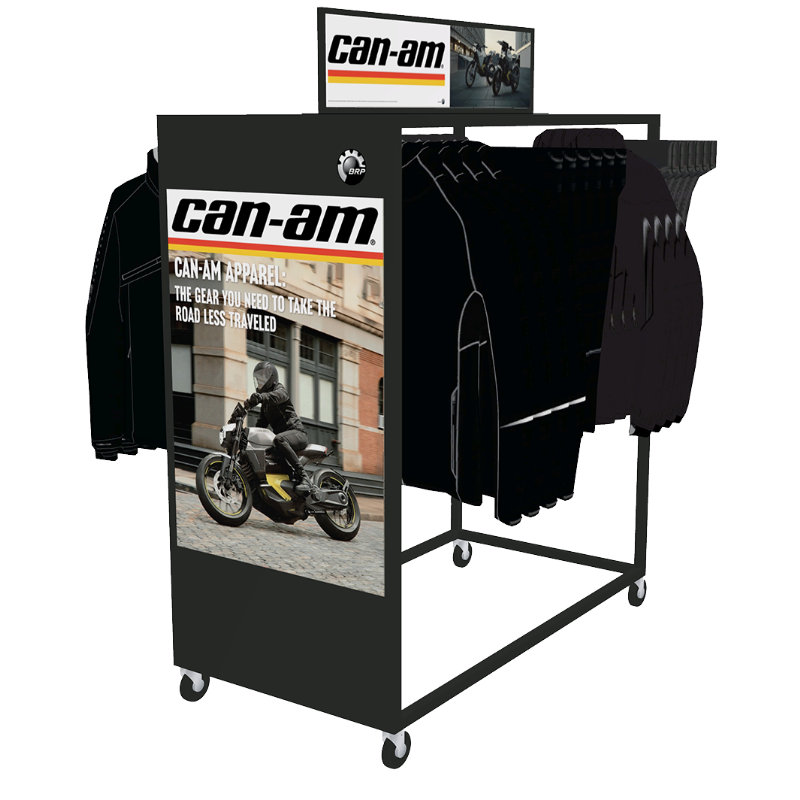 Rolling rack + specific Can-Am Motorcycles visuals Main Image